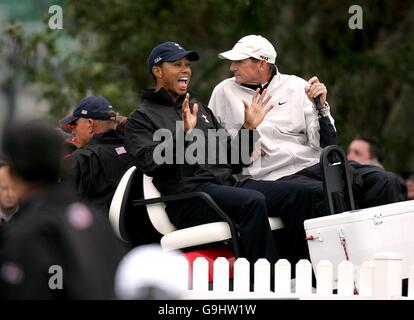 Golf - 36th Ryder Cup - Practice - The K Club. Tiger Woods, US Ryder Cup Team. Stock Photo