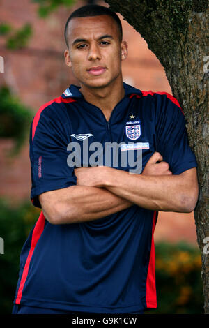 Soccer - UEFA Under 21 European Championship play-off - England v Germany - Coventry. England U21's Gabriel Agbonlahor Stock Photo