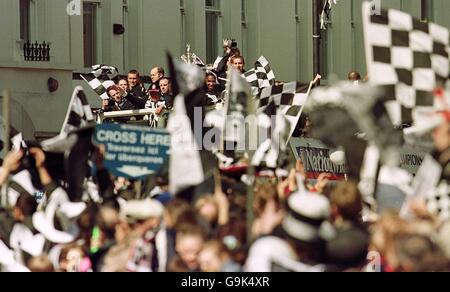 Soccer - Nationwide League Division One - Fulham Trophy Celebrations Stock Photo