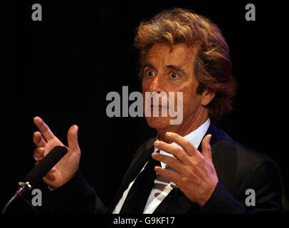 Hollywood star Pacino in Dublin. Al Pacino addresses scholars at Trinity College in Dublin this evening. Stock Photo