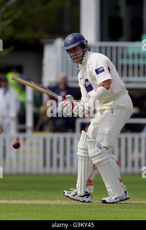 Cricket - Frizzell County Championship - Division Two - Worcestershire v Lancashire - New Road. Stuart Law, Lancashire Stock Photo