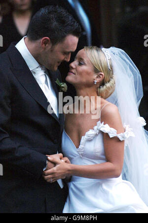 Lucy Davis Wedding, St Paul's Cathedral - London Stock Photo