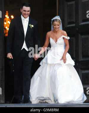 Lucy Davis Wedding, St Paul's Cathedral - London Stock Photo