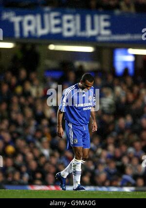 Soccer - FA Barclays Premiership - Chelsea v Arsenal - Stamford Bridge. Ashley Cole, Chelsea. Stock Photo