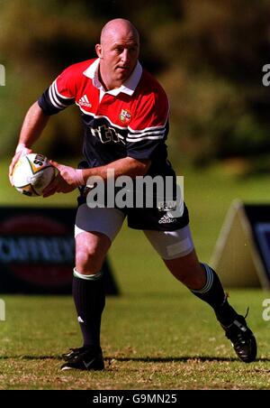 British Lions Tour 2001, Training Perth Stock Photo