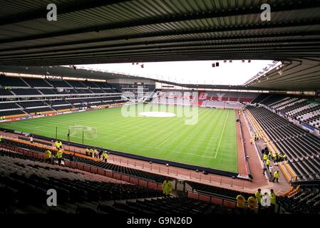 International Soccer - Friendly - England v Mexico. A general view of Pride Park where today's game is being played Stock Photo