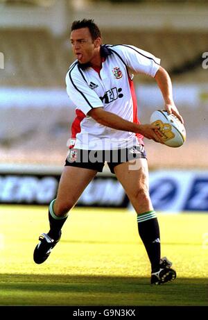 British Lions Tour 2001, Training WACA, Perth. British Lions Rob Henderson during training at the WACA. Stock Photo