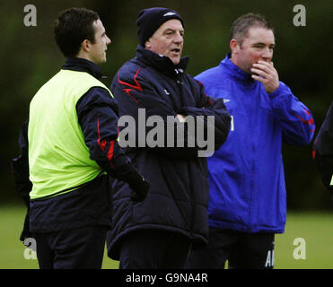 New Rangers manager Walter Smith during a press conference at Murray ...