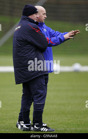 New Rangers manager Walter Smith during a press conference at Murray ...