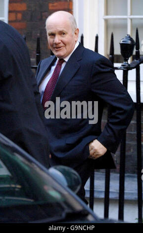 Britain's Home Secretary John Reid leaves his home in London, this morning. Stock Photo