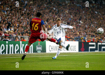 UEFA Champions League -Atlectico Madrid v Steaua Bucuresti. Philips , Board  Stock Photo - Alamy