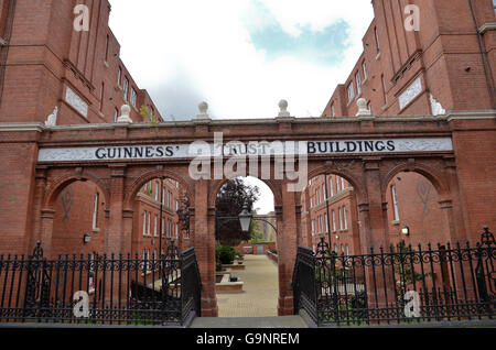 The Guinness Trust Buildings in Snowsfields, Southwark, south London. Stock Photo