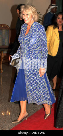 The Duchess of Cornwall arrives for a dinner with Sheikha Sharifa (not pictured), the wife of the Crown Prince of Kuwait, at a restaurant outside Kuwait City. Stock Photo