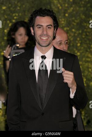 Vanity Fair Party - Los Angeles. Sacha Baron Cohen arrives for the annual Vanity Fair Party at Mortons Restaurant, Los Angeles. Stock Photo