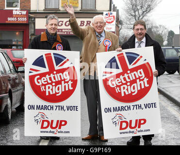 DUP launches poster campaign Stock Photo