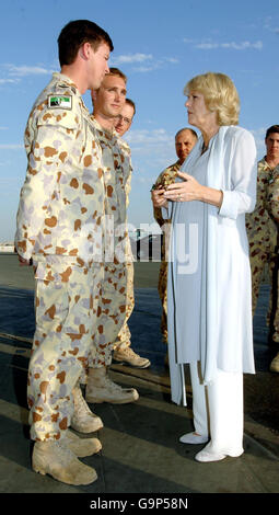 Charles and Camilla tour of the middle east Stock Photo