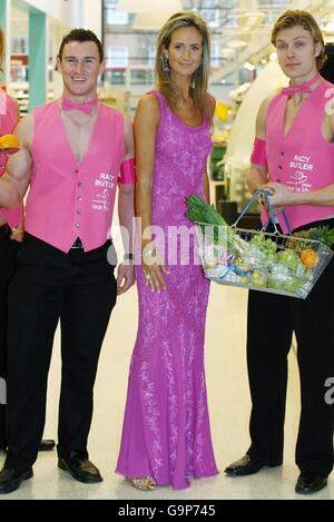 Lady Victoria Hervey launches Tesco Racy Butlers - London Stock Photo