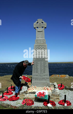 Falkland Islands Feature Stock Photo