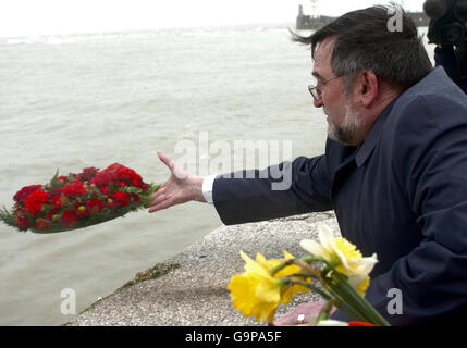 Zeebrugge ferry disaster memorial service Stock Photo