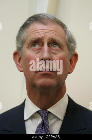 Britain's Prince Charles at the opening ceremony for the Clore Learning Centre at Hampton Court Palace, Middlesex. Stock Photo