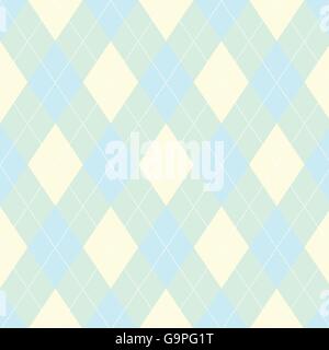 Seamless argyle pattern. Diamond shapes background. Stock Vector