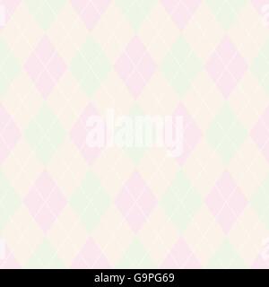Seamless argyle pattern. Diamond shapes background. Stock Vector