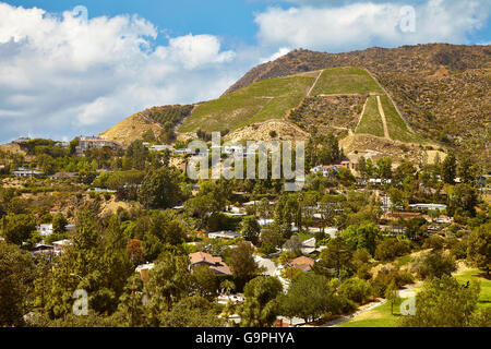 Beautiful views of the Hollywood hills Stock Photo