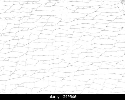 3d redndering scratch wall texture isolated with white Stock Photo