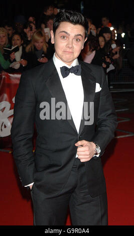 The Brit Awards 2007 - Arrivals. Ray Quinn arrives for the Brit Awards 2007 at Earls Court Exhibition Centre in central London. Stock Photo