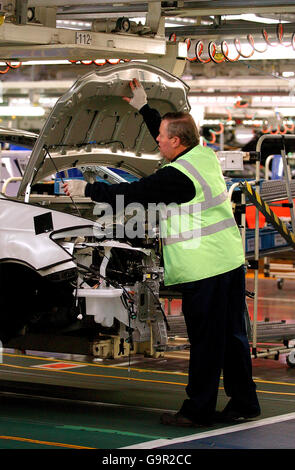 Toyota Auris Assembly Line Feature Stock Photo