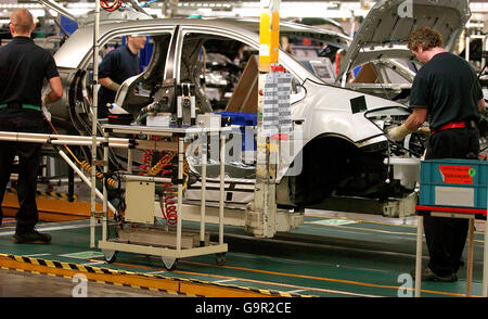 Toyota Auris Assembly Line Feature Stock Photo