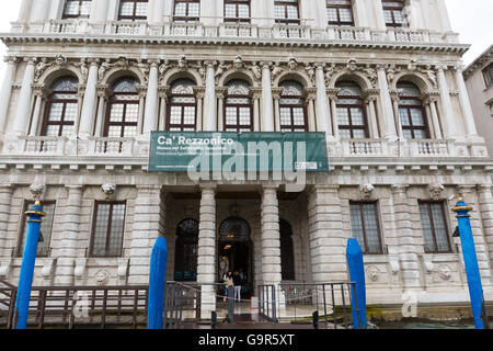 Ca Rezzonico museo in Venice Stock Photo