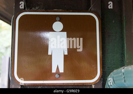 Mens room sign Stock Photo