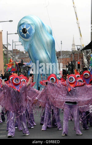 st patricks day in dublin video only
