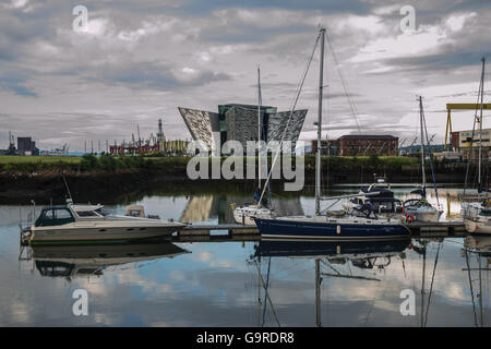 The Titanic Belfast Visitor Experience Centre Stock Photo