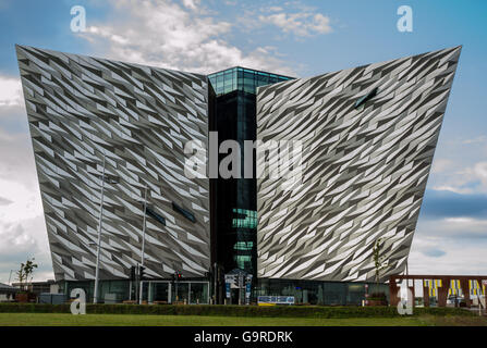 The Titanic Belfast Visitor Experience Centre Stock Photo