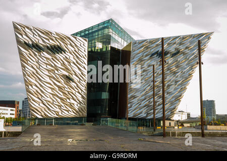 The Titanic Belfast Visitor Experience Centre Stock Photo