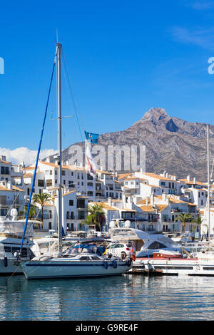 Port of Marbella, Costa del Sol, Andalusia, Spain, Europe Stock Photo ...