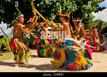 Traditional bamboo dance, Yap Island, Yap Islands, Federated States of ...