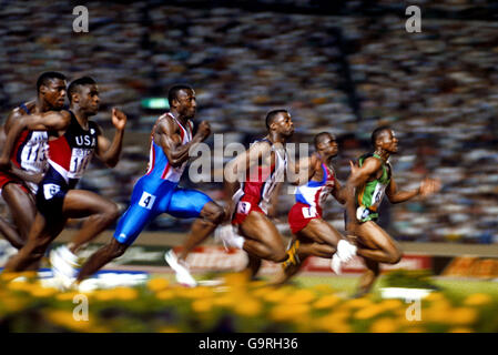 Athletics - Tokyo World Championships -   Men's 100m Stock Photo