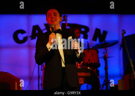 Ray Quinn performs at the Cavern Club in Liverpool. Stock Photo