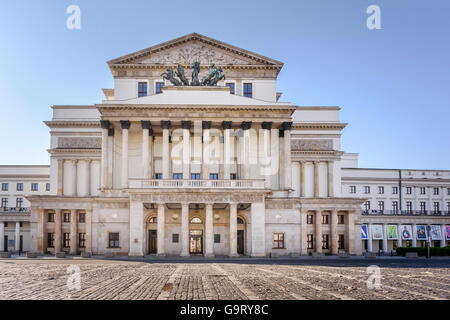 Teatr Narodowy (National Theatre of Poland) in Warsaw Stock Photo
