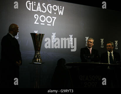 SOCCER - UEFA Cup Handover - Glasgow Stock Photo