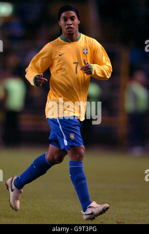 Soccer - International Friendly - Brazil v Ghana - Rasunda Stadium. Ronaldinho, Brazil Stock Photo