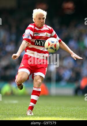 Soccer - Johnstone's Paint Trophy - Final - Bristol Rovers v Doncaster Rovers - Millennium Stadium. Sean Thornton, Doncaster Rovers Stock Photo