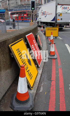 Pothole survey Stock Photo