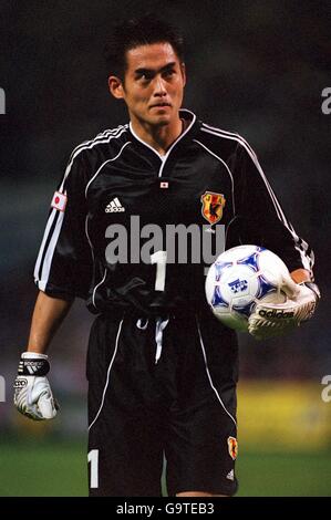 Soccer - Kirin Cup - Japan v Yugoslavia. Japan's goalkeeper Yoshikatsu Kawaguchi Stock Photo