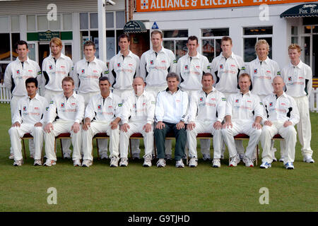 Cricket - Liverpool Victoria County Championship - Leicestershire Photocall 2007 - Grace Road. Leicestershire Team Group Stock Photo