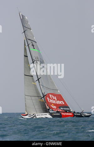 SAILING America's Cup Stock Photo