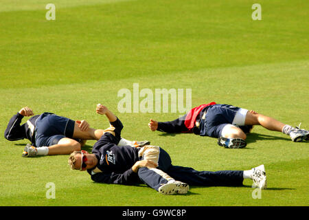 Cricket - Friendly - Surrey v Bradford Leeds UCCE - The Brit Oval Stock ...